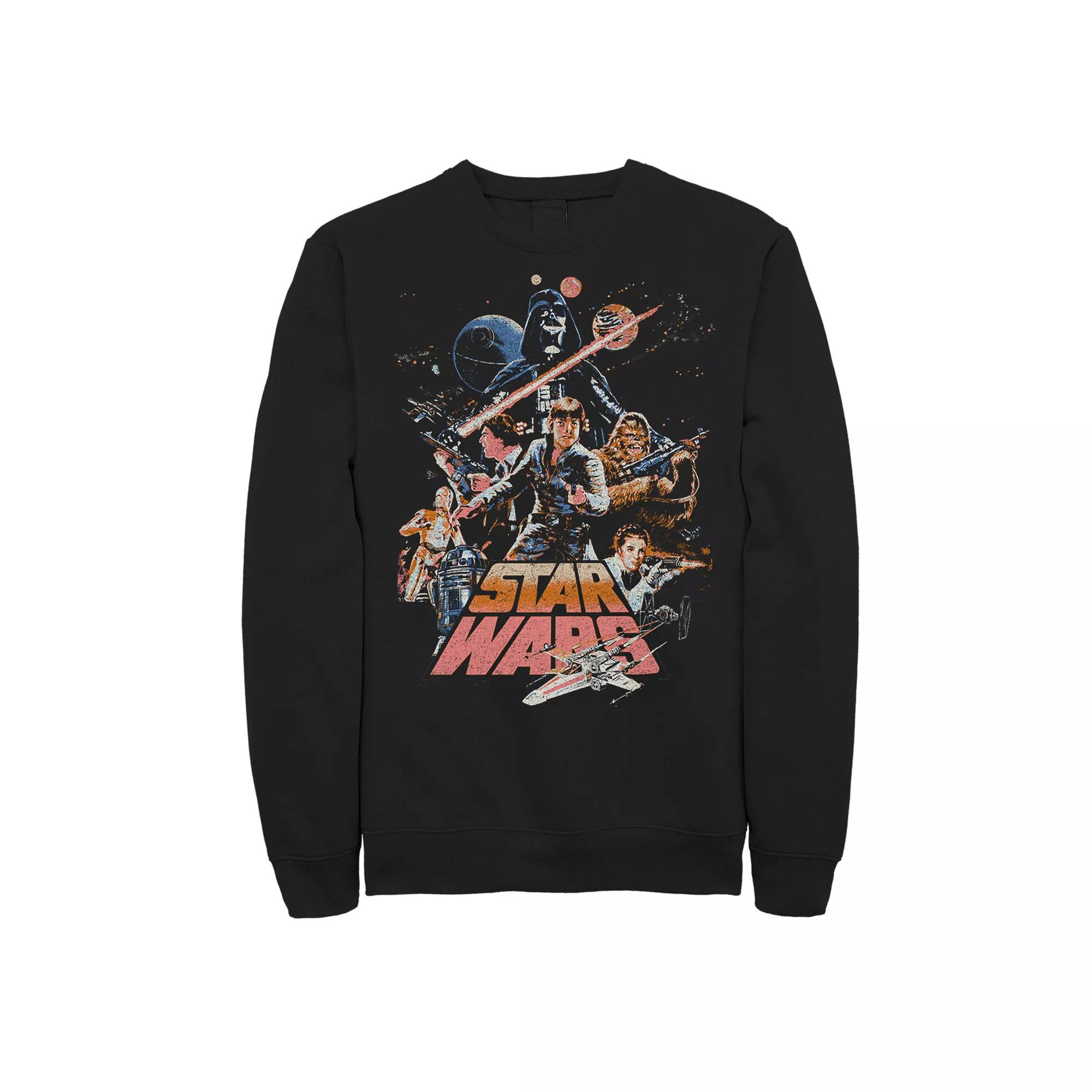 Men's Star Wars Stand & Fight Vintage Poster Sweatshirt,  Product Image