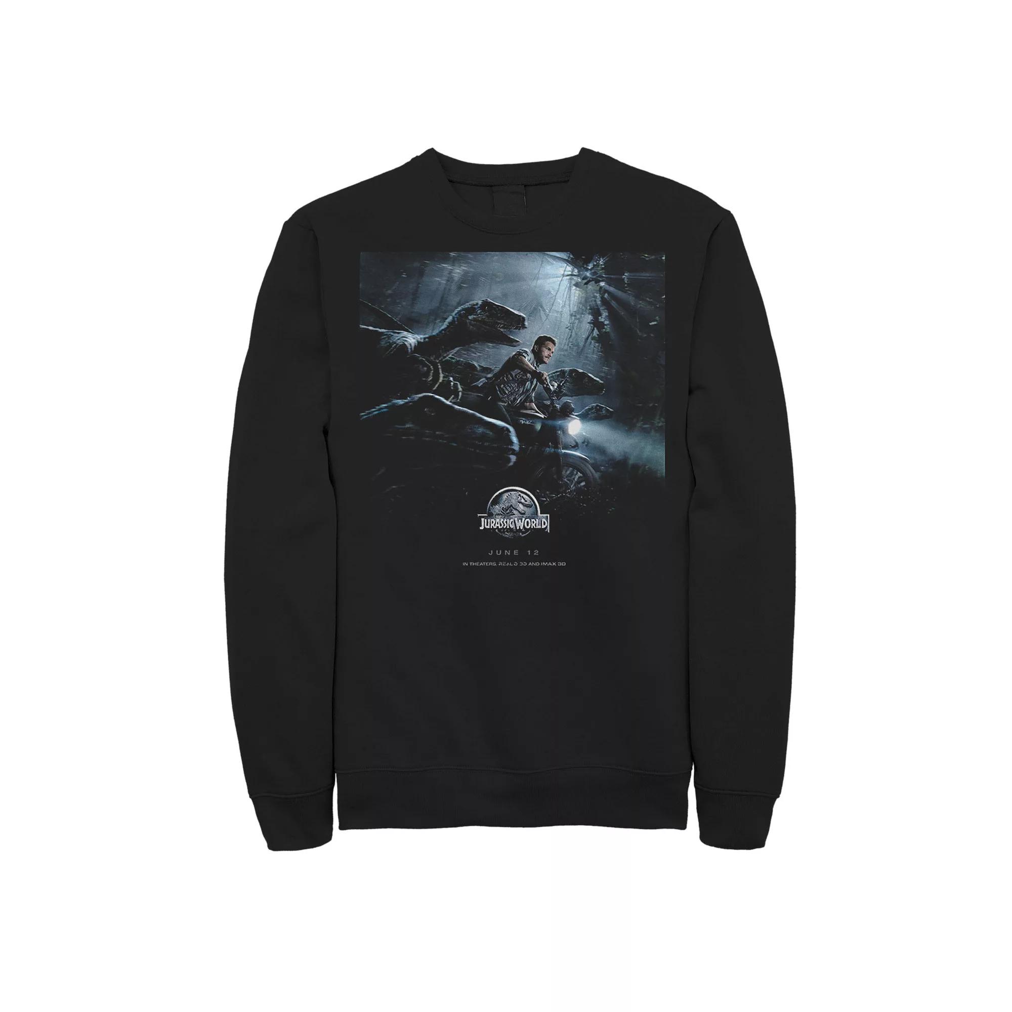Men's Jurassic World Owen Raptors Poster Sweatshirt,  Product Image