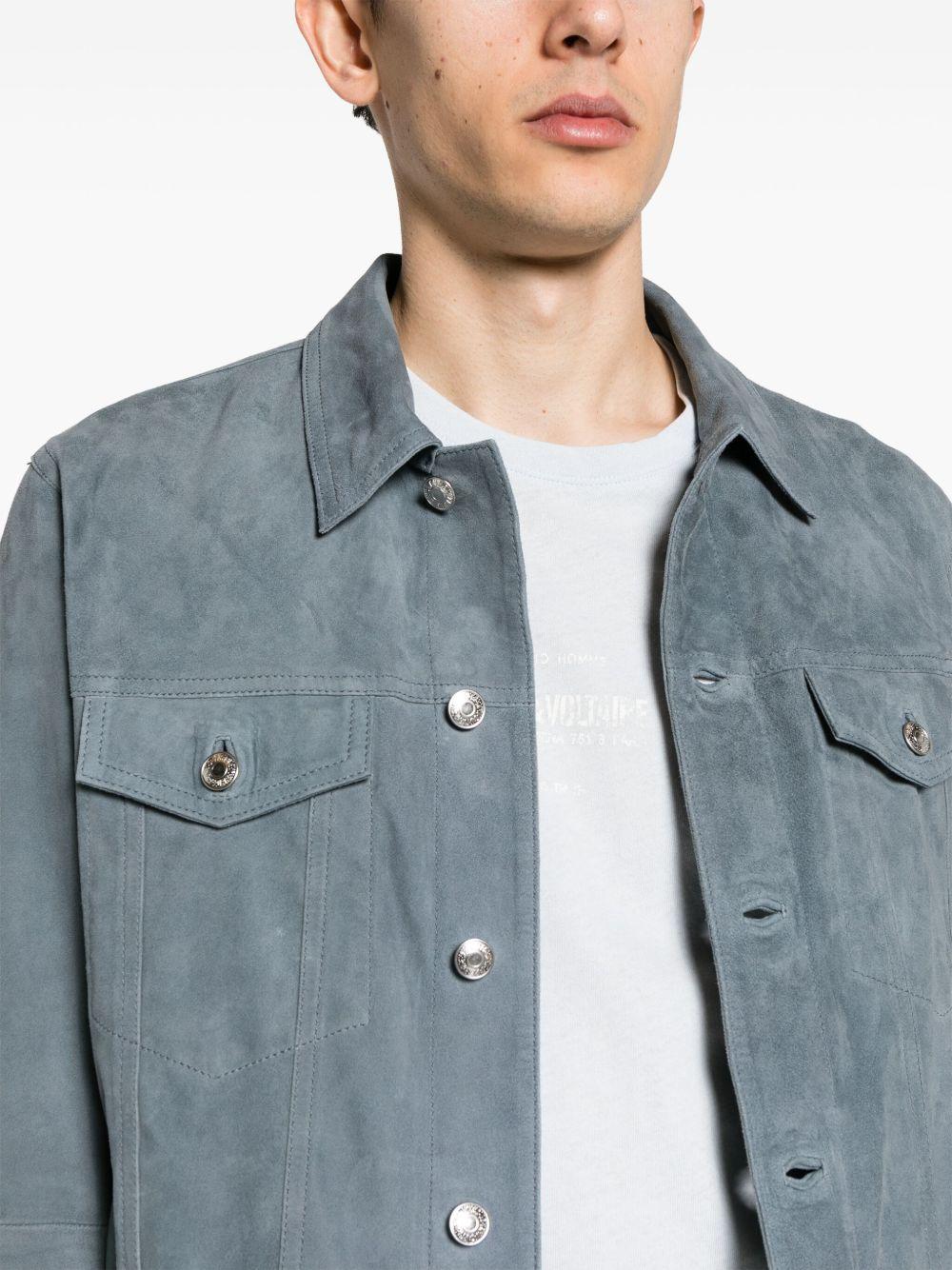 suede shirt jacket Product Image