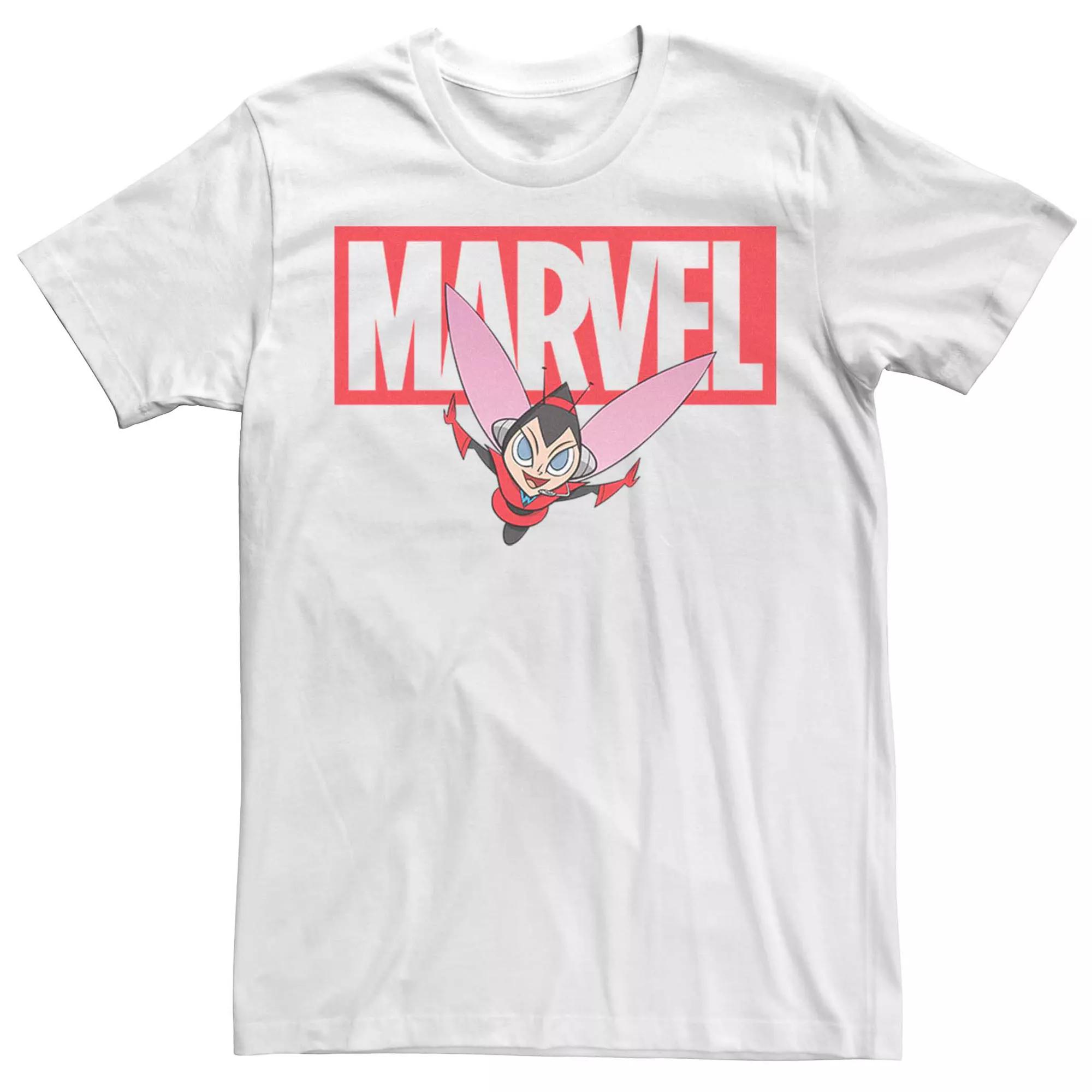 Men's Marvel The Wasp Cartoon Logo Tee,  Product Image