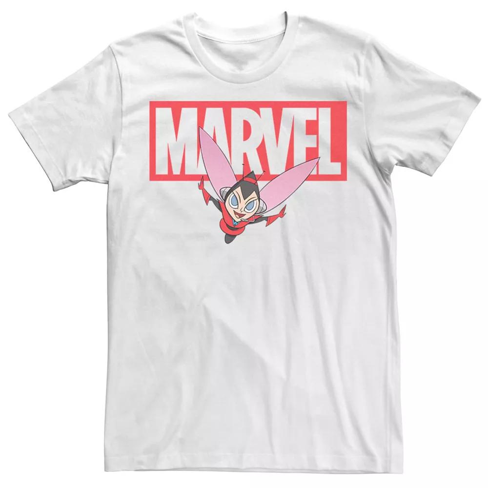 Men's Marvel The Wasp Cartoon Logo Tee,  Product Image