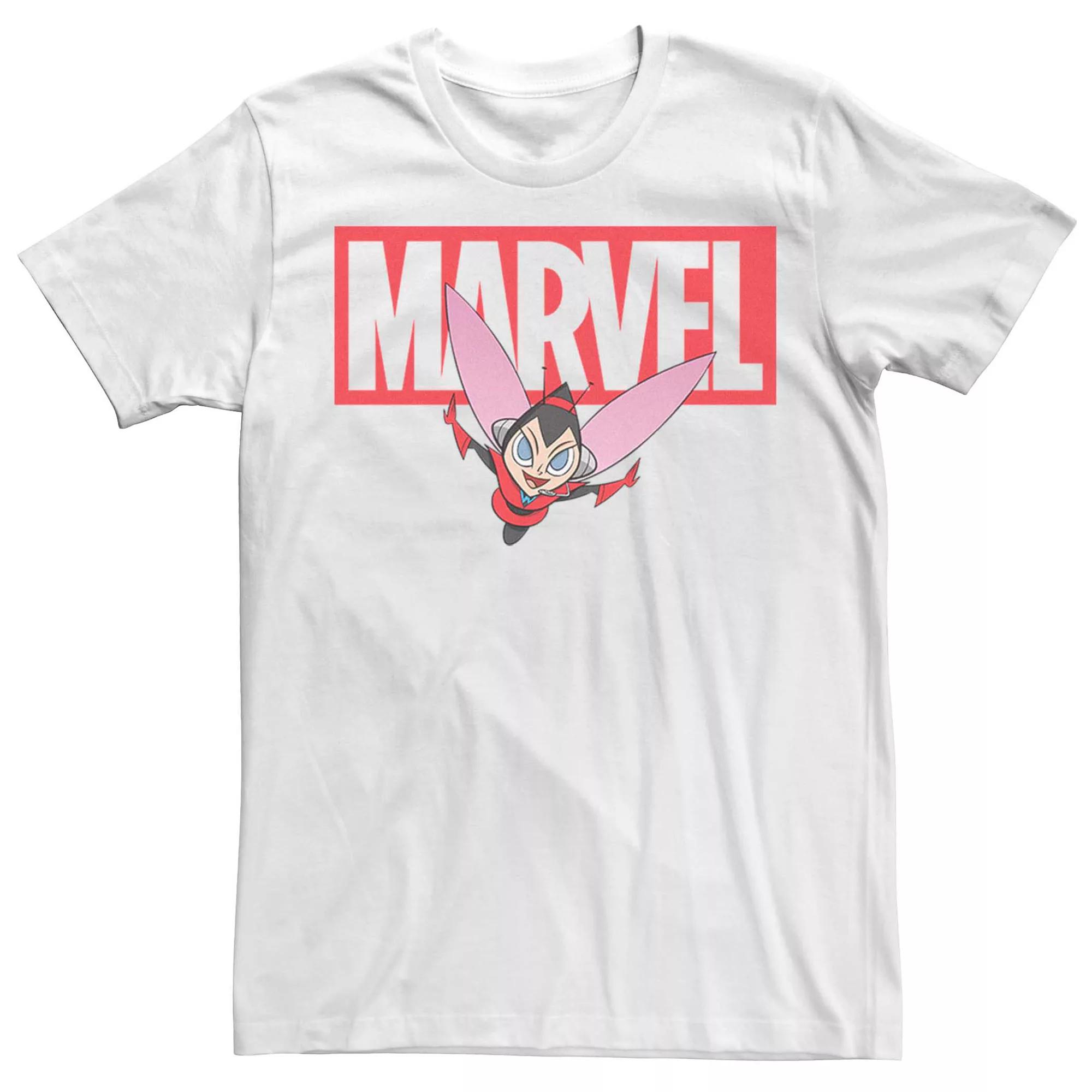 Men's Marvel The Wasp Cartoon Logo Tee,  Product Image