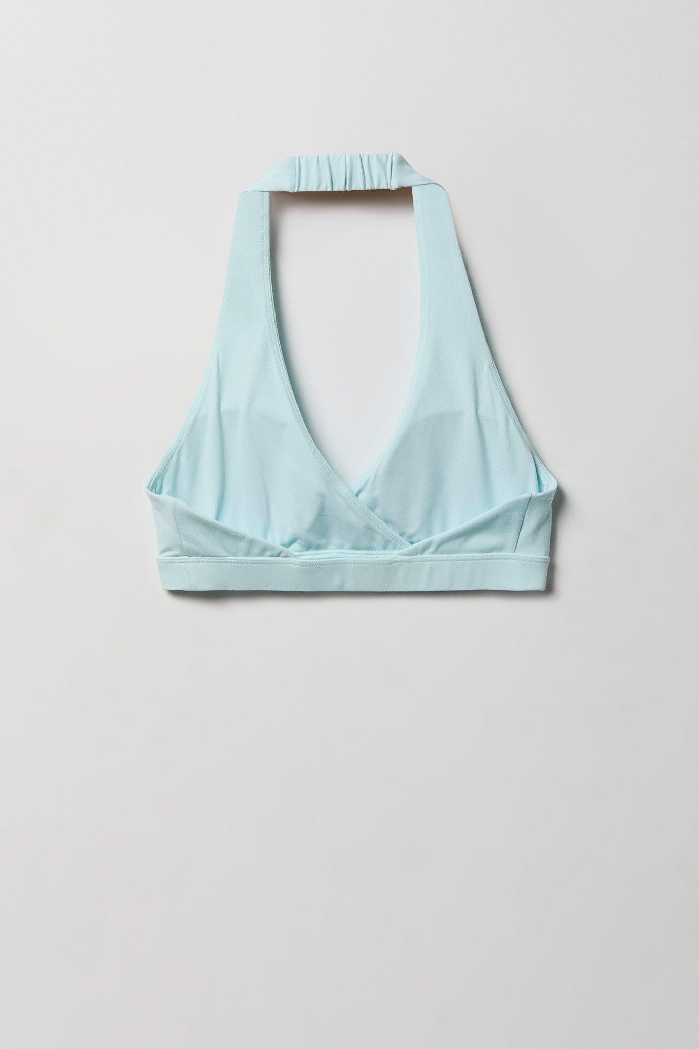 Active High Density Surplice Halter Bra Female Product Image