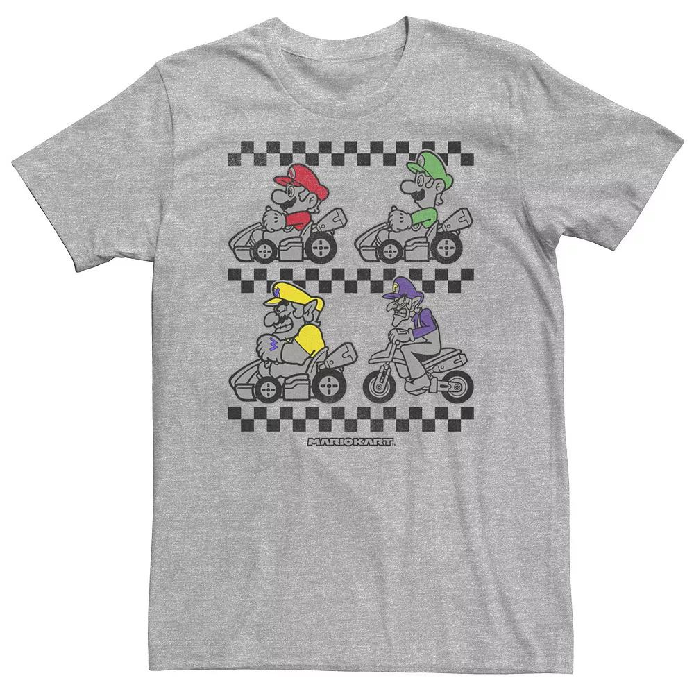 Big & Tall Super Mario Bros. Color Pop Portrait Grid Tee, Men's,  Product Image