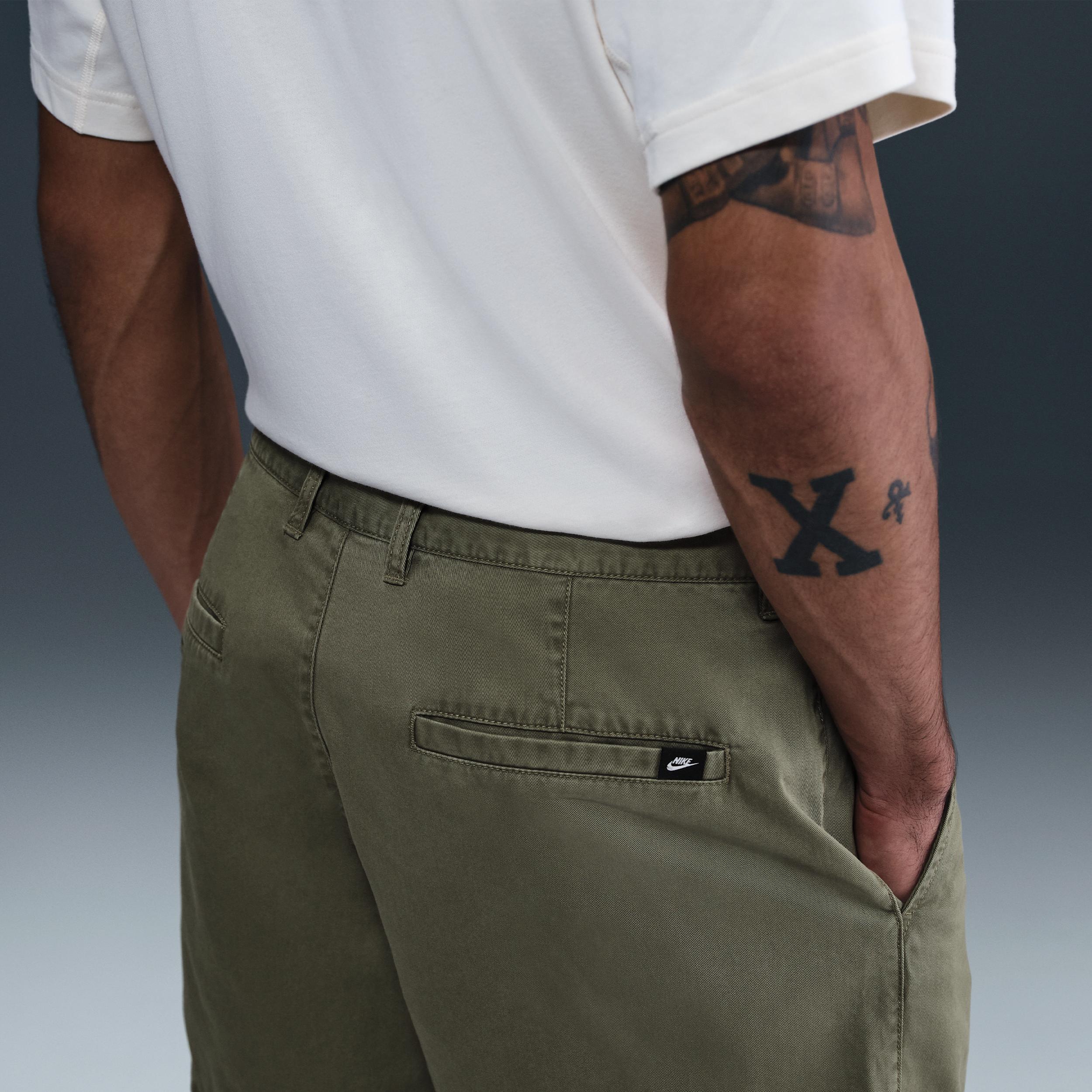 Nike Mens Club Washed Chino Shorts | HJ2658-222 Product Image