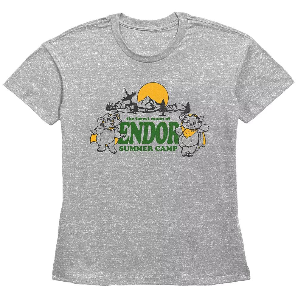 Women's Star Wars Endor Summer Camp Basic Fit Graphic Tee, Girl's,  Product Image