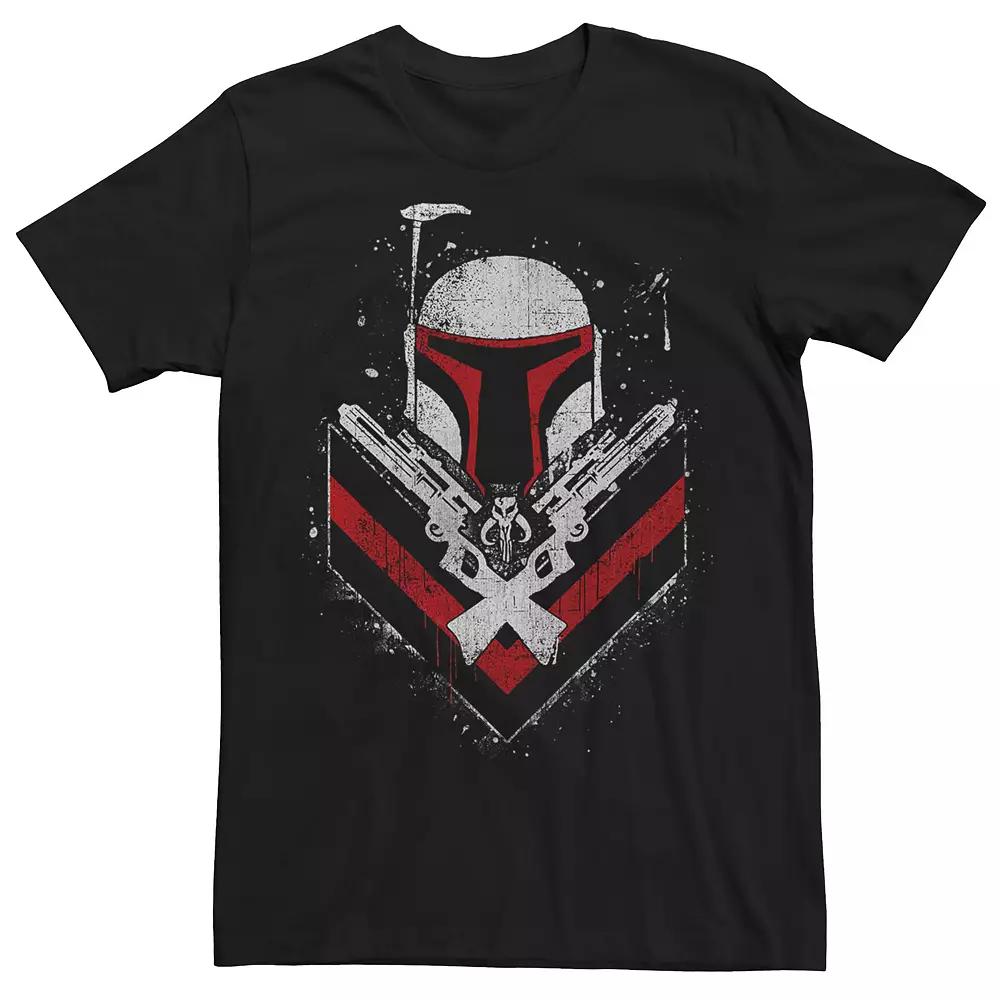 Men's Star Wars Boba Fett Splatter Logo Tee,  Product Image
