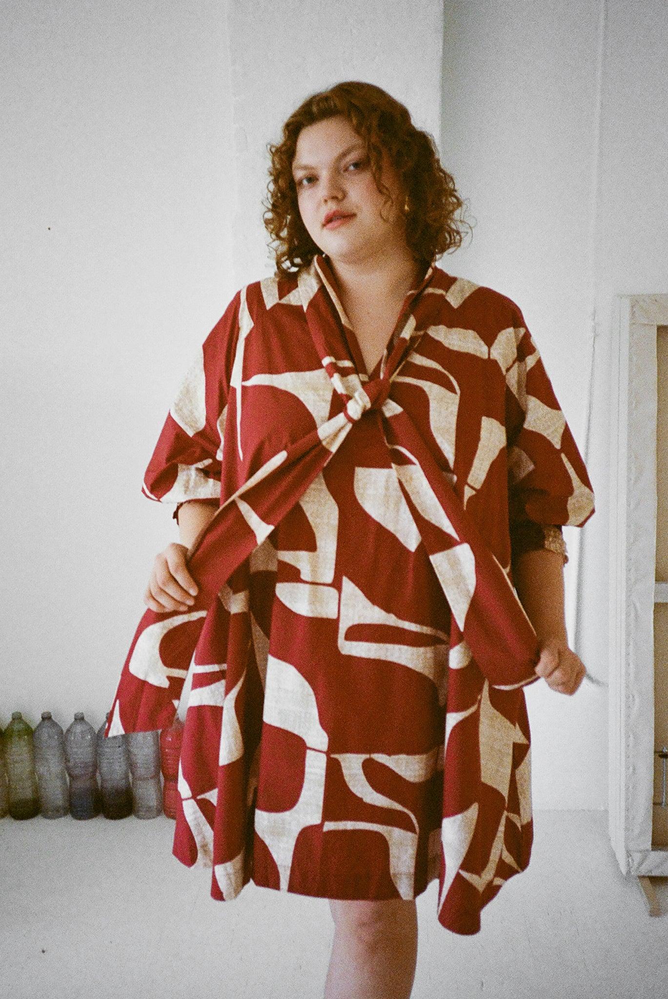 Vee Dress - Deco Sky Product Image