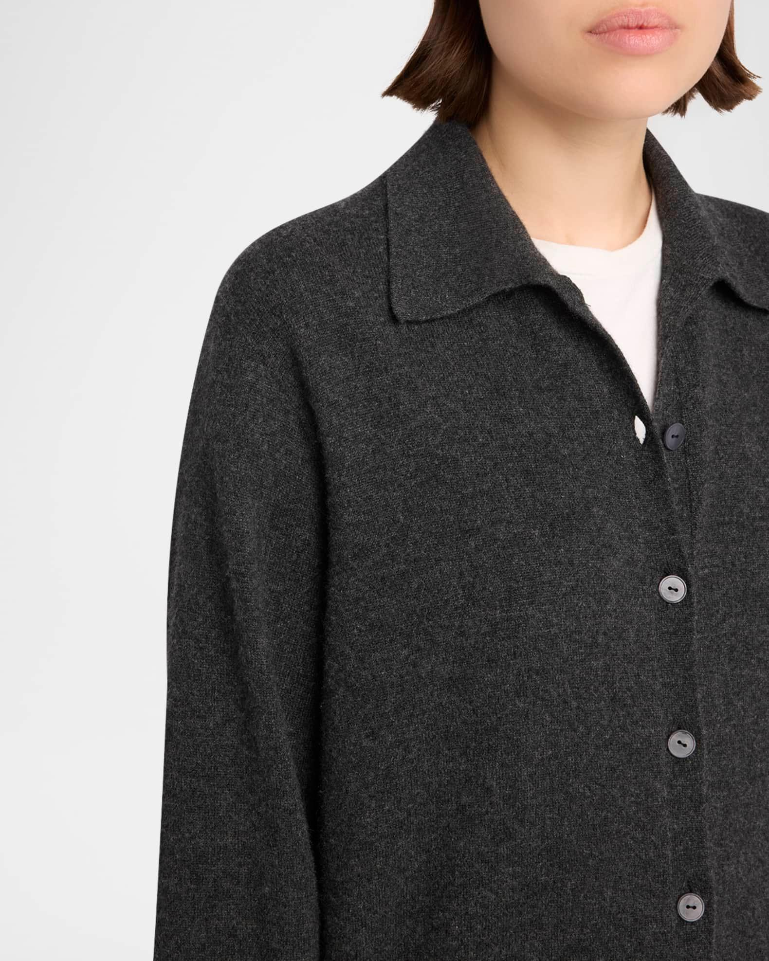 Lillia Cashmere Collared Cardigan Product Image