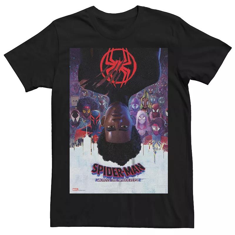 Big & Tall Spider-Man: Across The Spider-Verse Miles Poster Graphic Tee, Men's,  Product Image