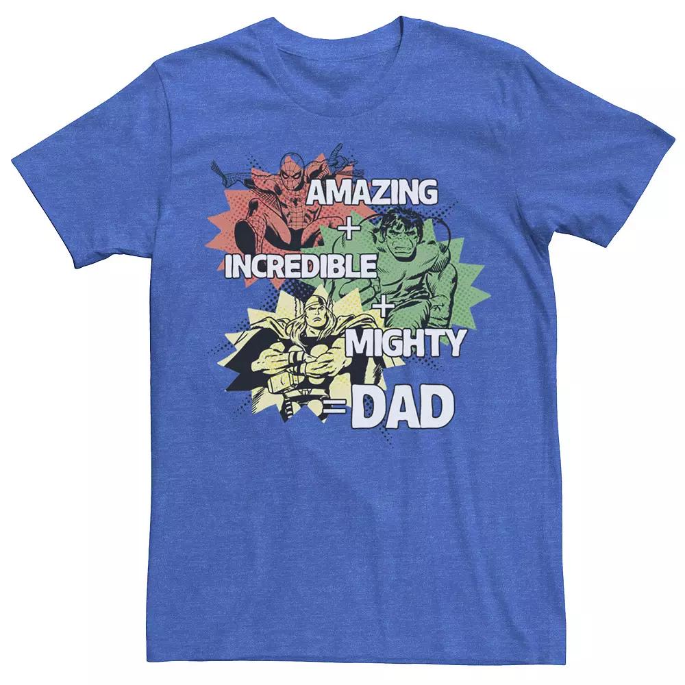 Men's Marvel Avengers Father's Day Dad Qualities Tee,  Product Image