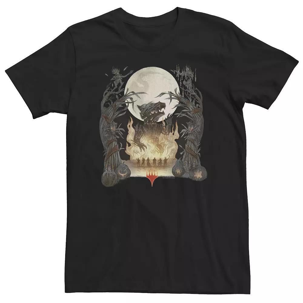 Big & Tall Magic: The Gathering Burn The Wolf Collage Tee, Men's,  Product Image