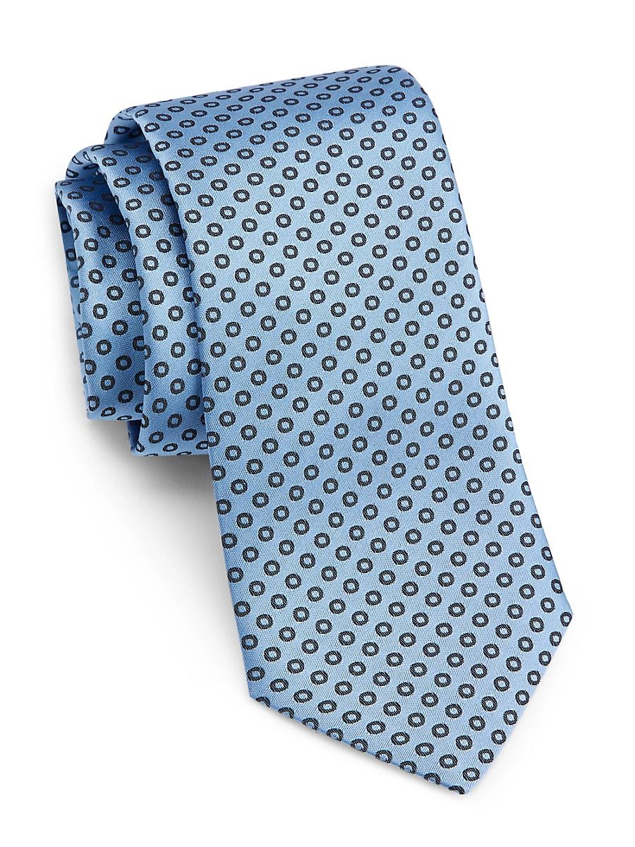 Mens Micro-Circle Silk Tie Product Image