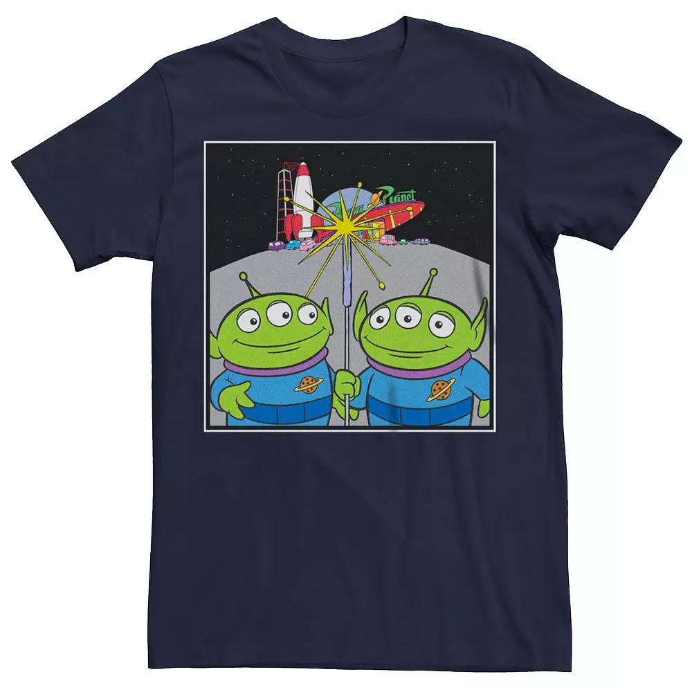 Disney / Pixar's Toy Story Men's Aliens Outside Pizza Planet Graphic Tee,  Product Image
