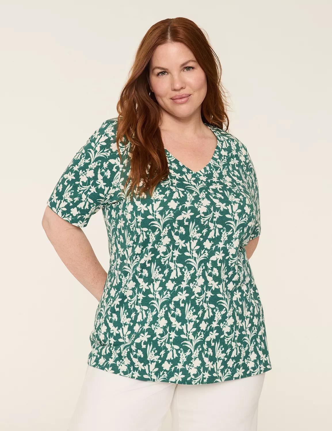 Perfect Sleeve V-Neck Tee Product Image