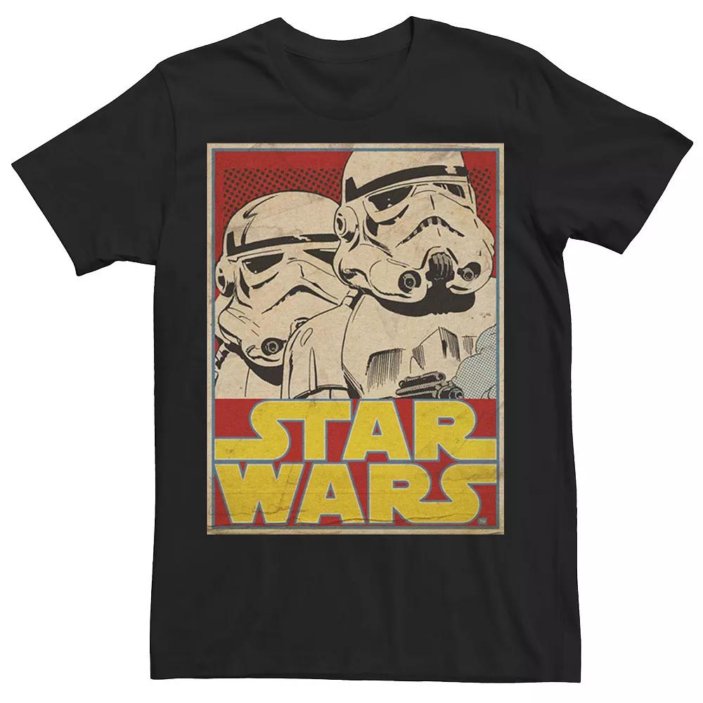 Men's Star Wars Stormtrooper March Vintage Trading Card Tee,  Product Image