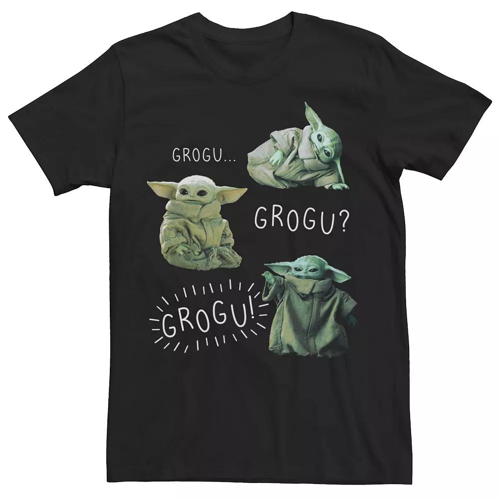 Big & Tall Star Wars: The Mandalorian Grogu Grogu Grogu R14 Tee, Men's,  Product Image