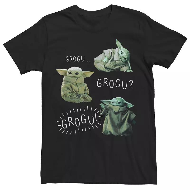 Big & Tall Star Wars: The Mandalorian Grogu Grogu Grogu R14 Tee, Men's,  Product Image