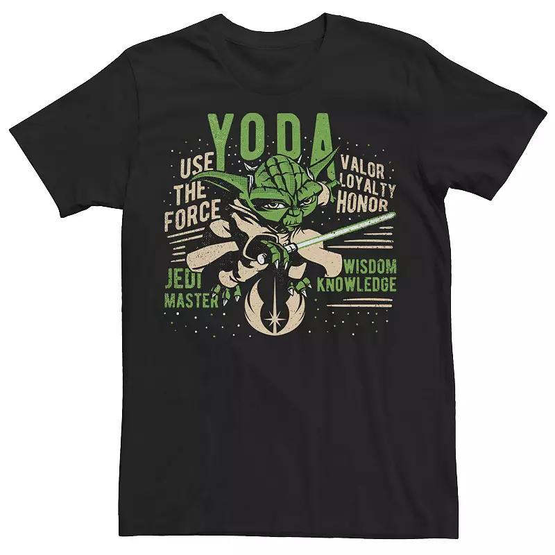 Men's Star Wars Clone Wars Yoda Jedi Master Portrait Tee,  Product Image