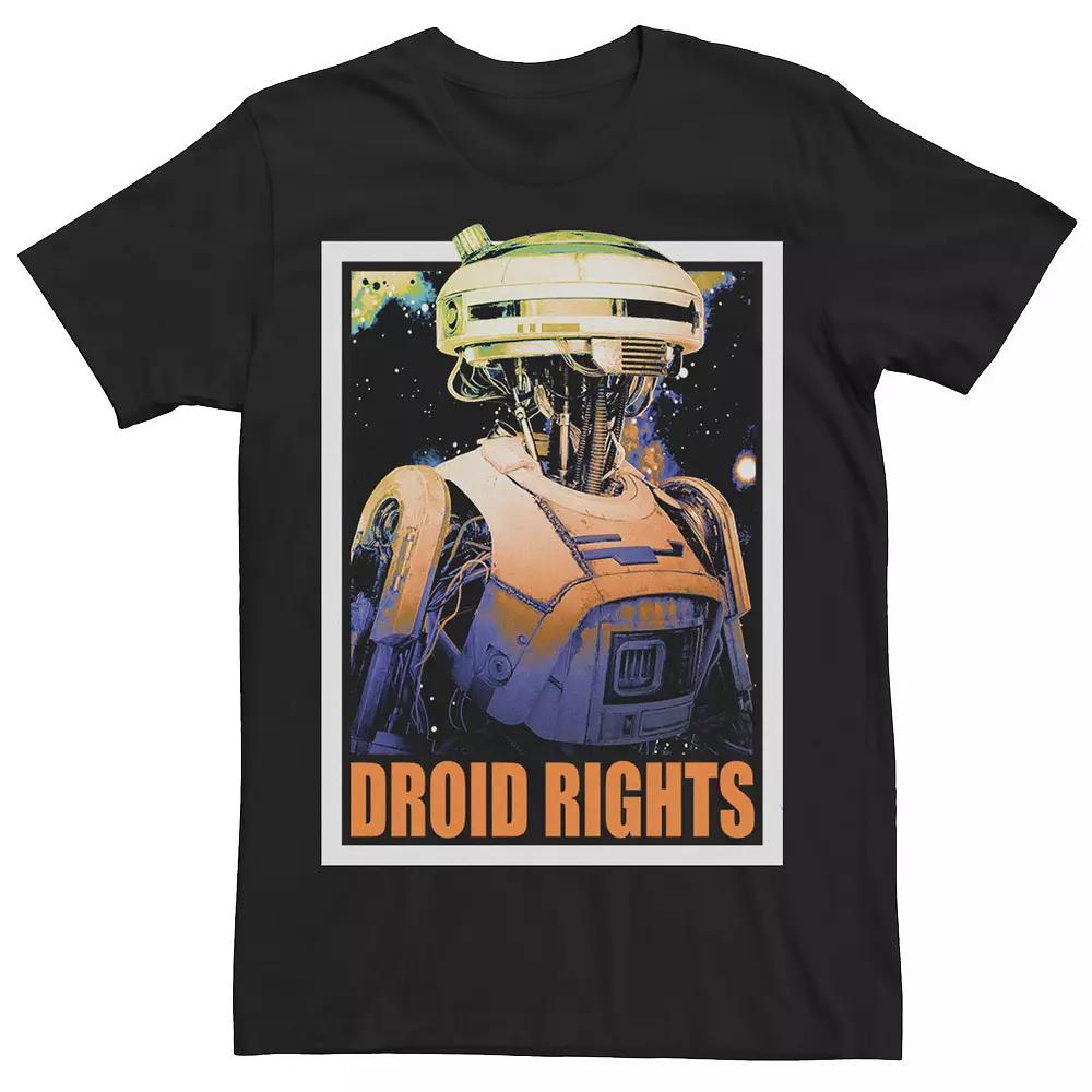 Men's Star Wars Han Solo Movie L3-37 Droid Rights Tee,  Product Image