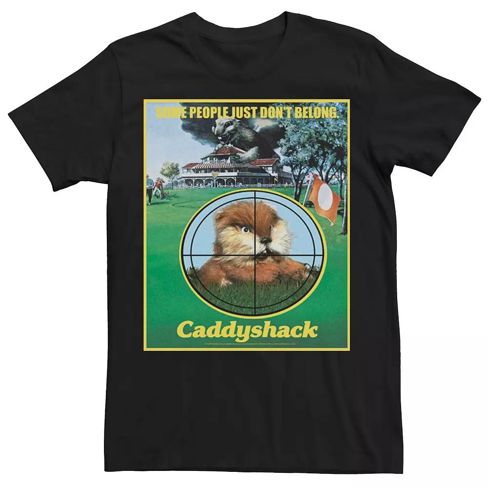 Men's Caddyshack Some People Just Don't Belong Poster Tee,  Product Image