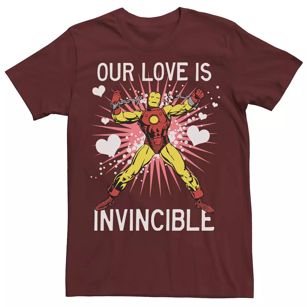 Men's Marvel Iron Man Our Love Is Invincible Tee,  Product Image