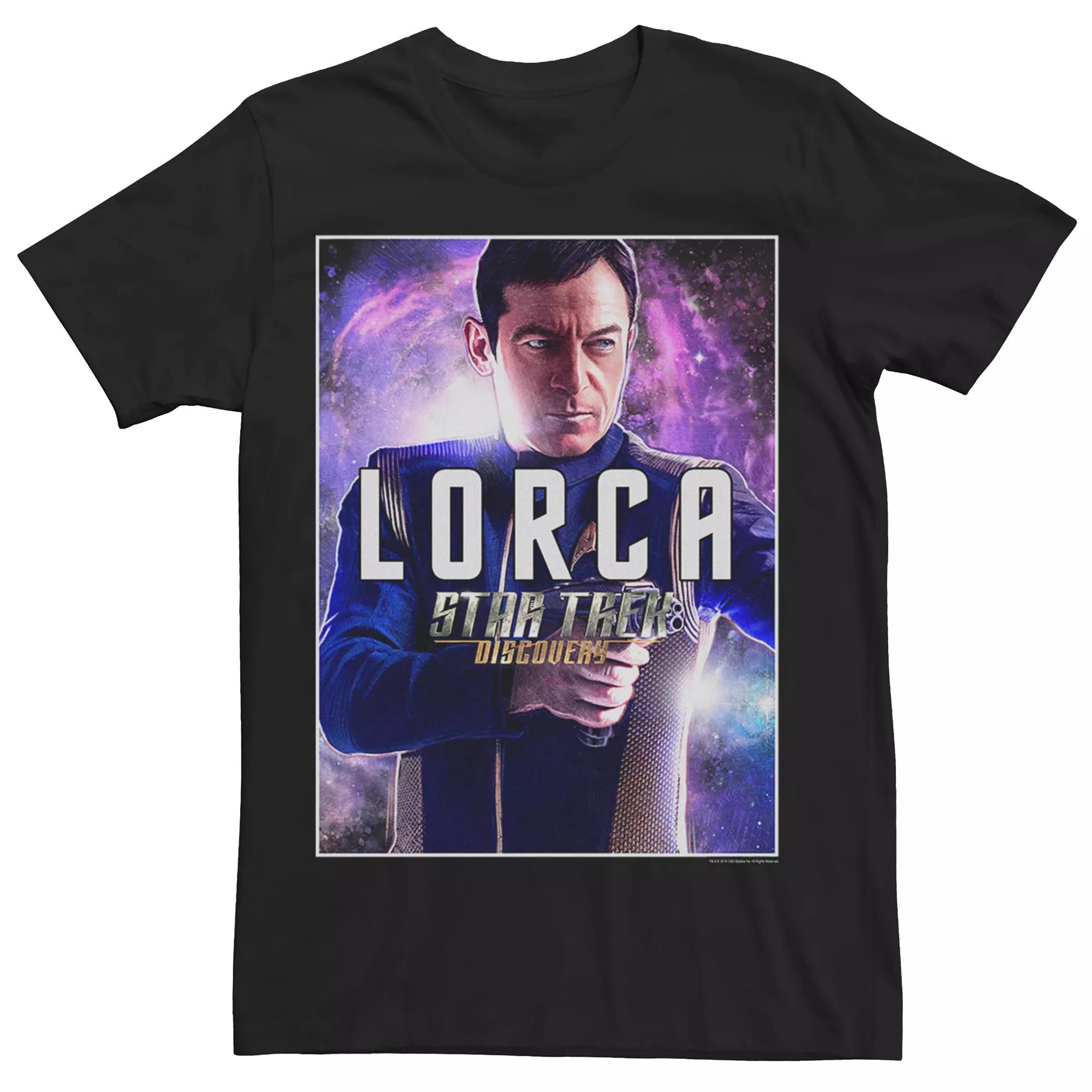 Men's Star Trek Discovery Lorca Galaxy Poster Tee,  Product Image