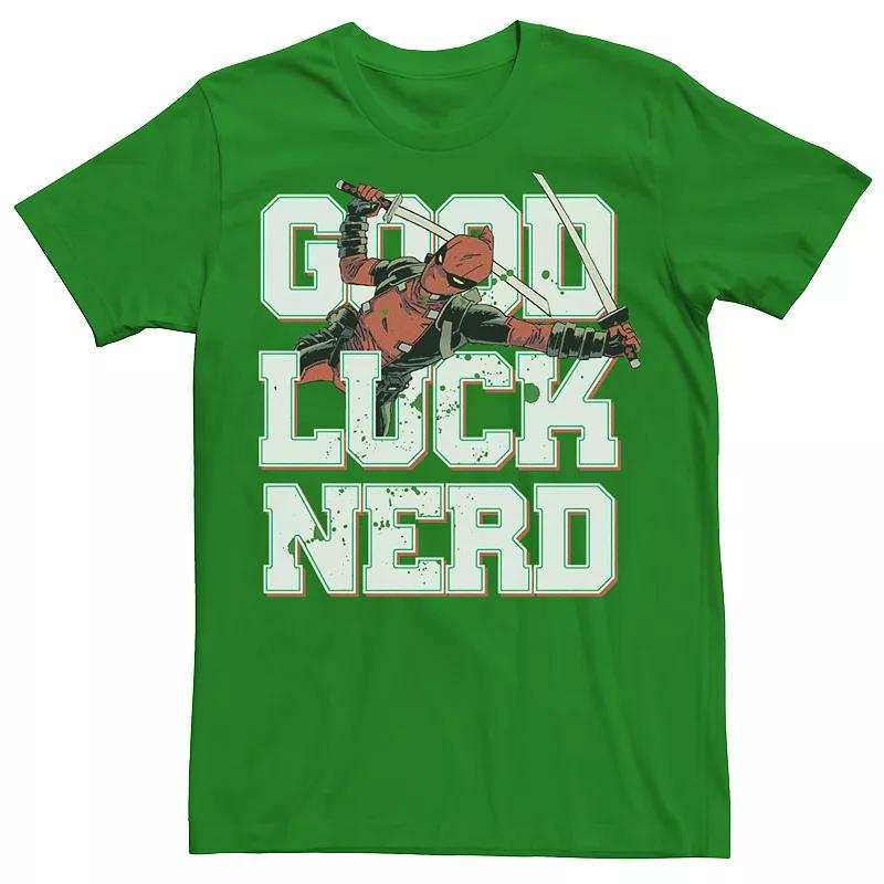 Men's Marvel Deadpool Good Luck St. Patricks Tee,  Product Image