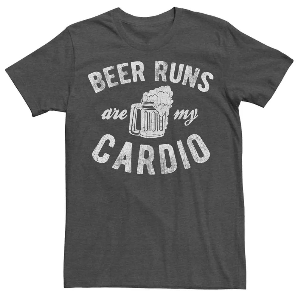 Big & Tall "Beer Runs Are My Cardio" Mug Tee, Men's,  Product Image