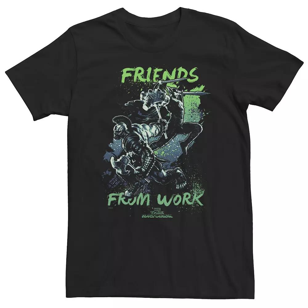 Big & Tall Marvel Thor Ragnarok Hulk Heroes From Work Pop Neon Tee, Men's,  Product Image