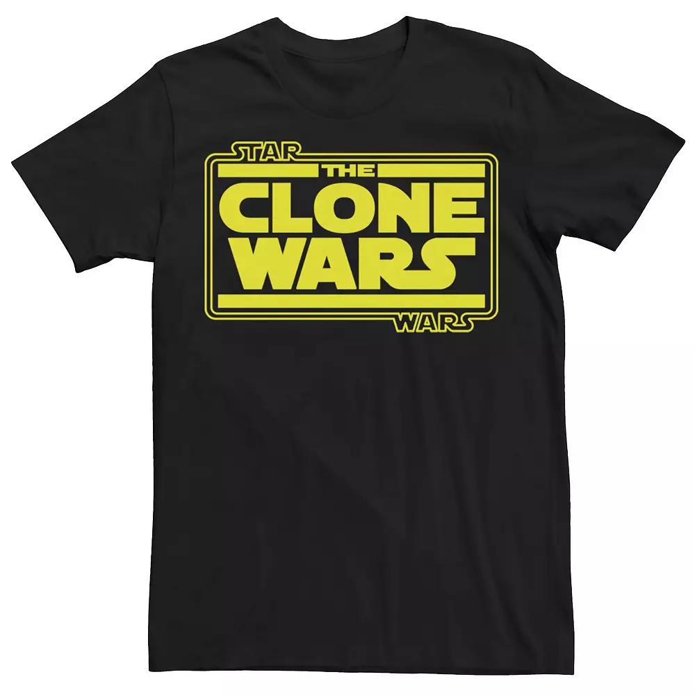 Men's Star Wars The Clone Wars Simple Logo Tee,  Product Image