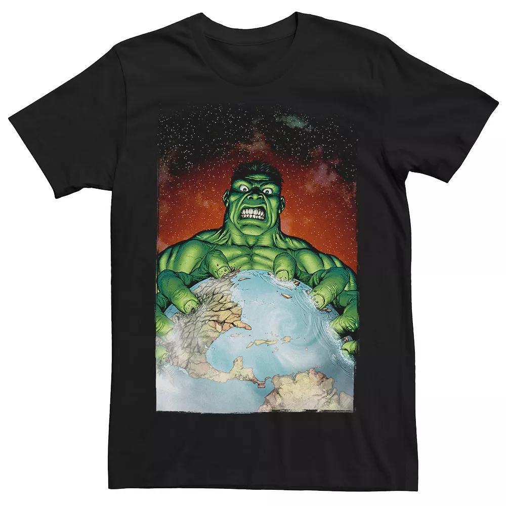 Men's Marvel Hulk Planet Destroyer Earth Grabbing Tee,  Product Image