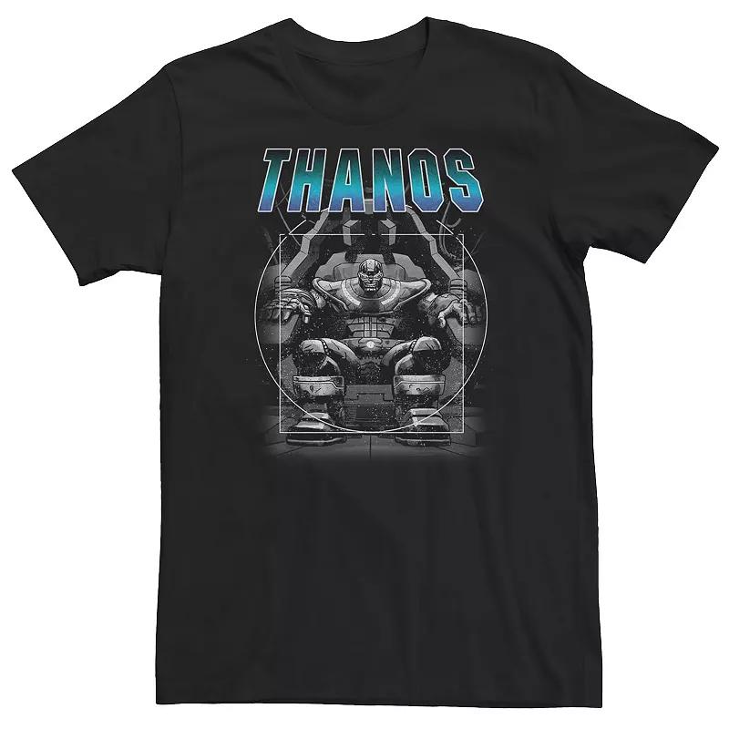Big & Tall Marvel Thanos On The Throne Comic Tee, Men's,  Product Image