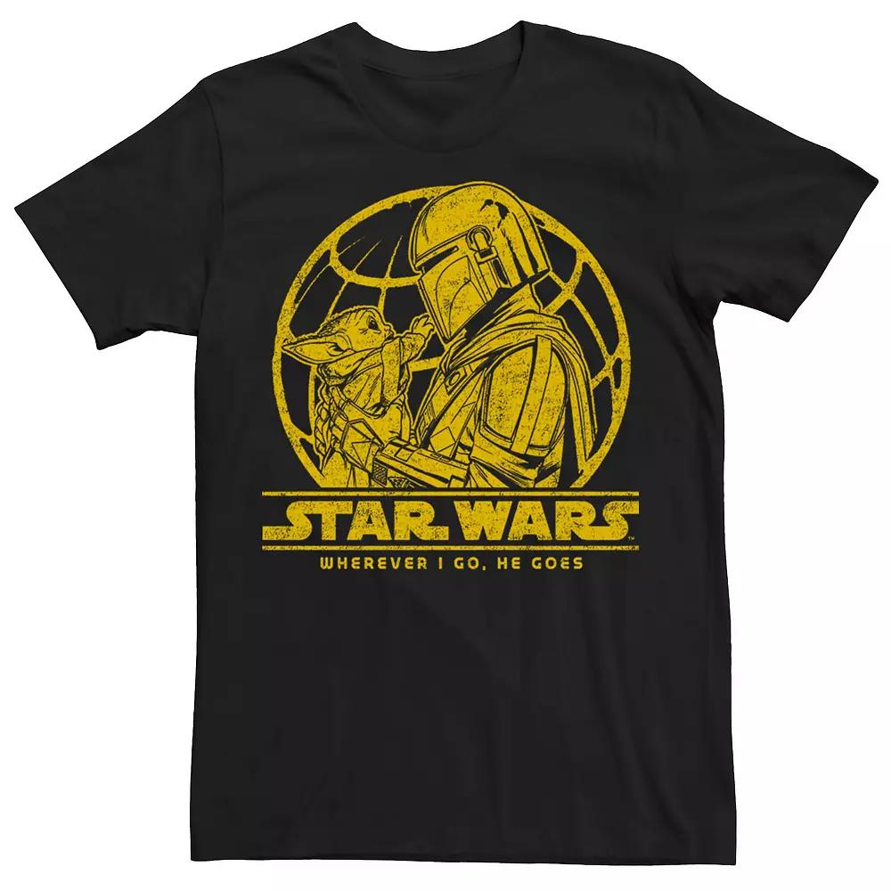 Big & Tall Star Wars Globe Lockup Tee, Men's,  Product Image