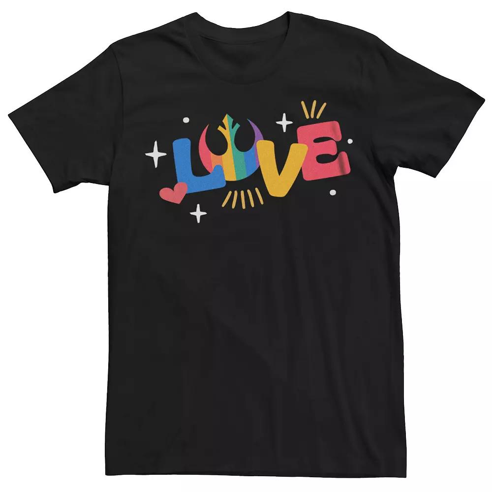 Men's Star Wars Pride Rebel Love Graphic Tee,  Product Image