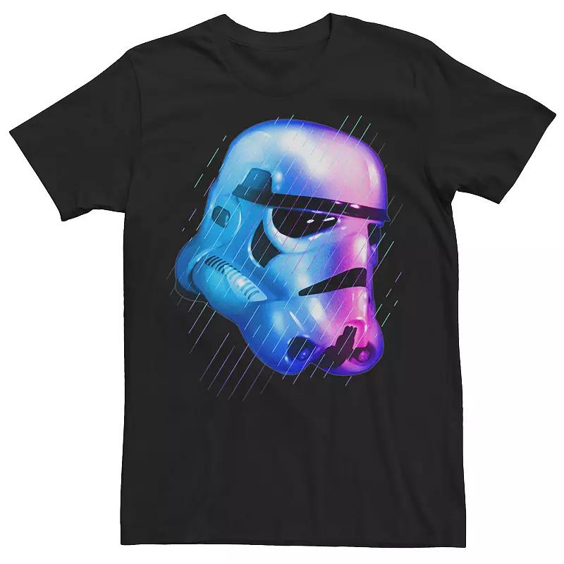 Men's Star Wars Stormtrooper Gradient Shiny Helmet Tee,  Product Image