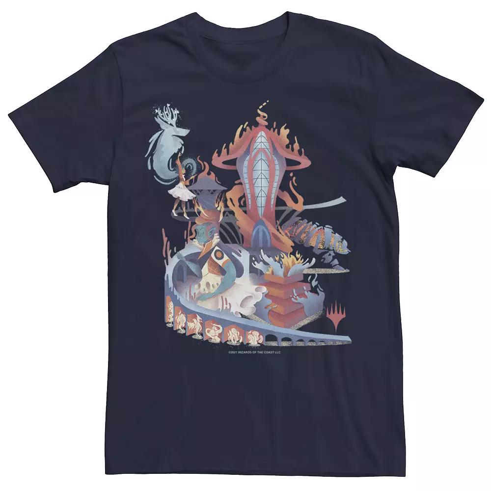 Men's Magic The Gathering Prismari School Grounds Collage Tee,  Product Image