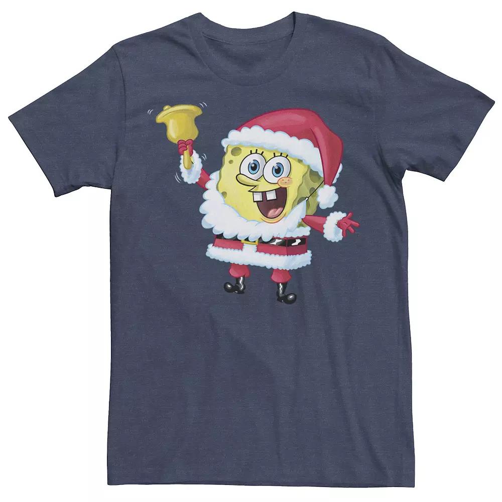 Men's Nickelodeon SpongeBob SquarePants Santa Claus Graphic Tee,  Product Image