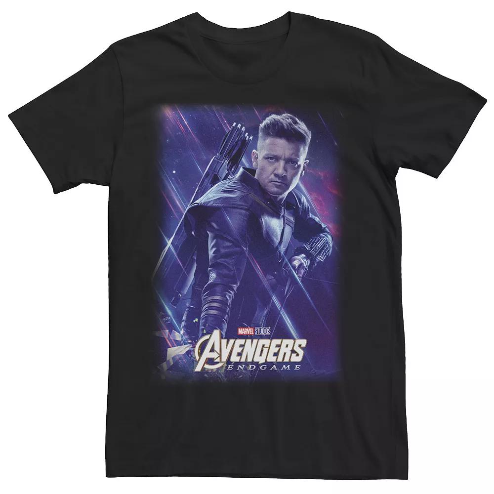 Men's Marvel Avengers Endgame Hawkeye Galactic Poster Tee,  Product Image