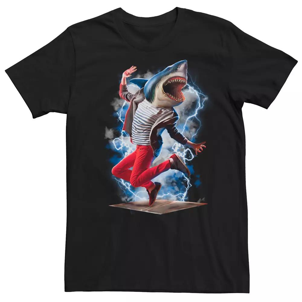 Men's Shark Break Dancer Tee,  Product Image