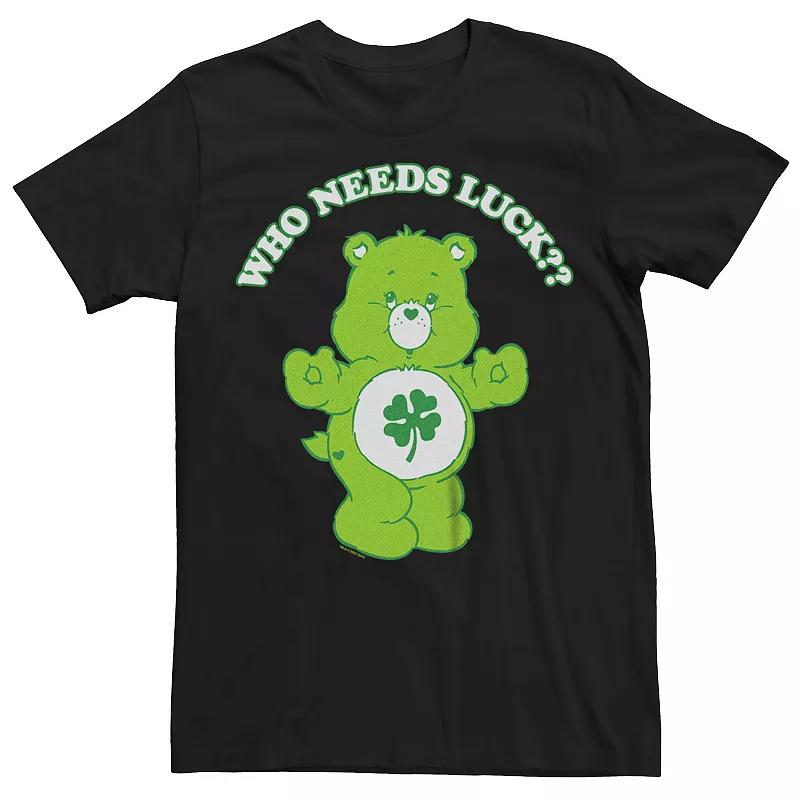 Big & Tall Care Bears Who Needs Luck Tee, Men's,  Product Image