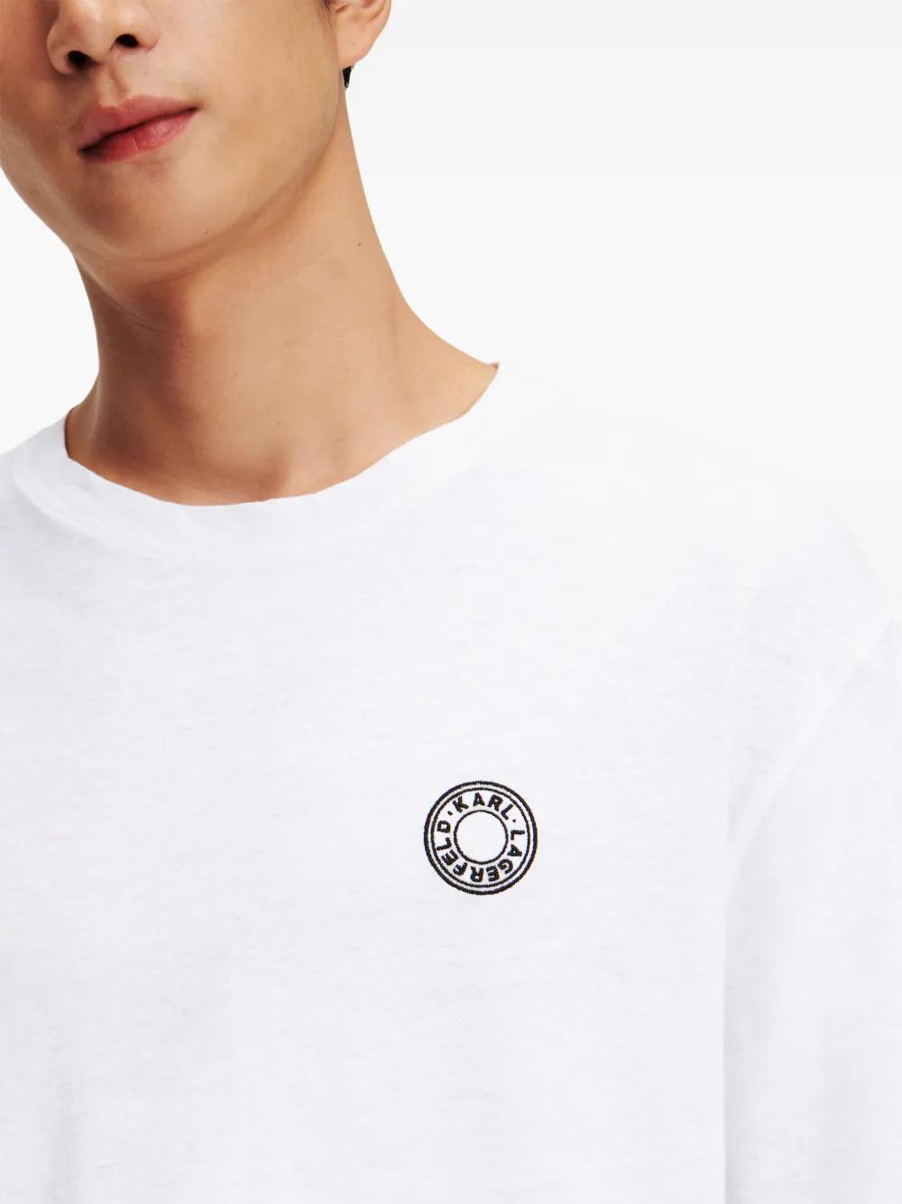 circle-logo cotton T-shirt Product Image