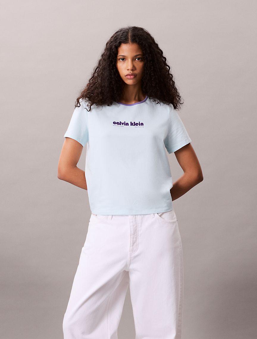 Round Logo Graphic Classic T-Shirt  Product Image