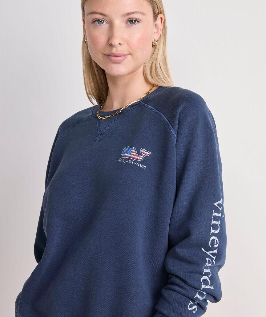 Americana Whale Surf Terry Sweatshirt Product Image