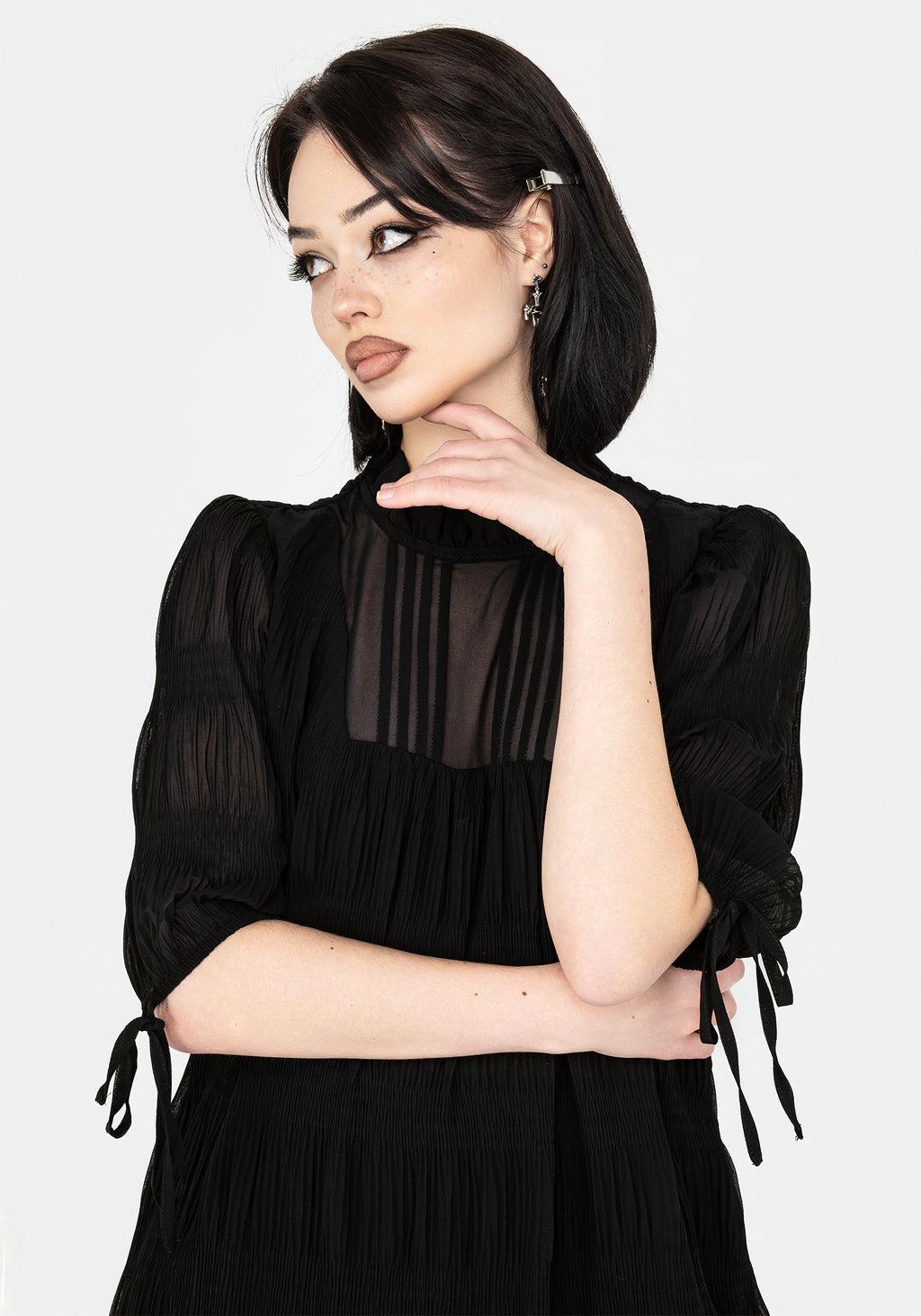 Marianna Chiffon Mini Dress Product Image