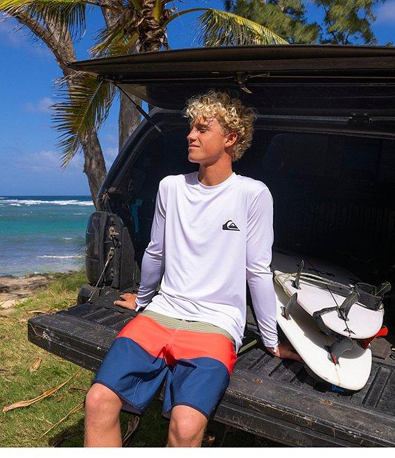 Quiksilver Surfsilk Tijuana 19#double; Outseam Mixed Media Board Shorts Product Image