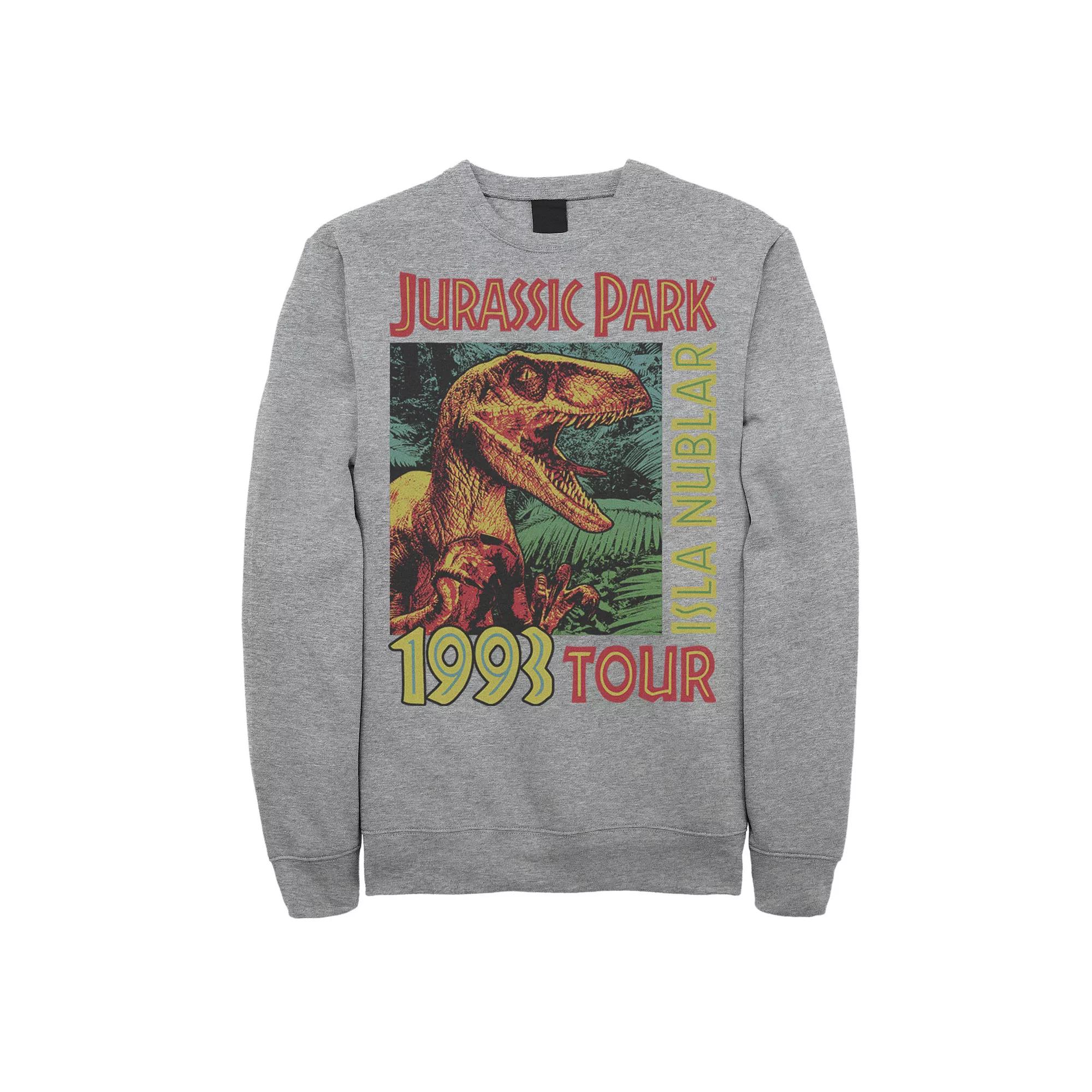 Men's Jurassic Park Isla Nublar 1993 Tour Poster Sweatshirt,  Product Image