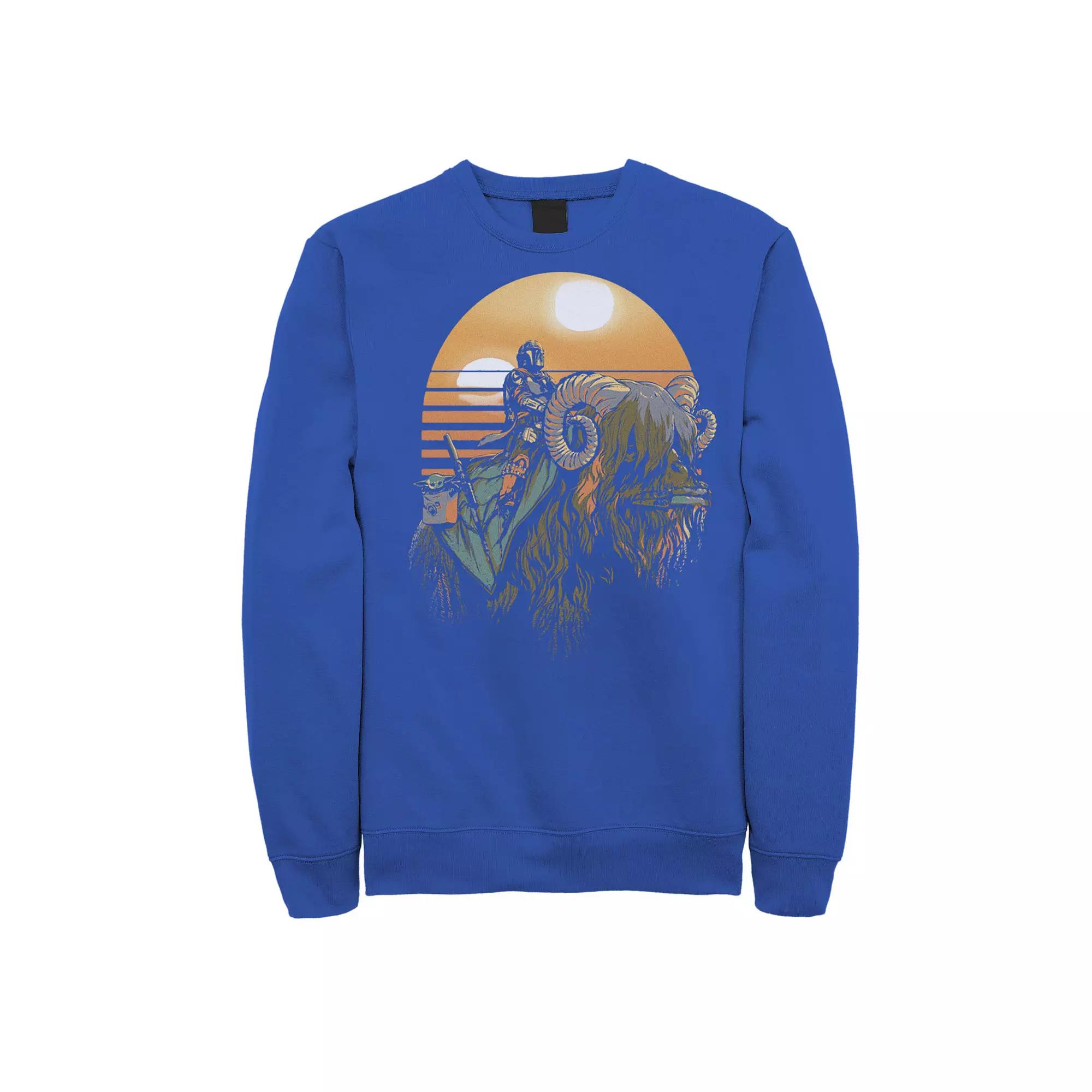 Men's Star Wars Bantha Riders Sunset Retro Portrait Sweatshirt,  Product Image