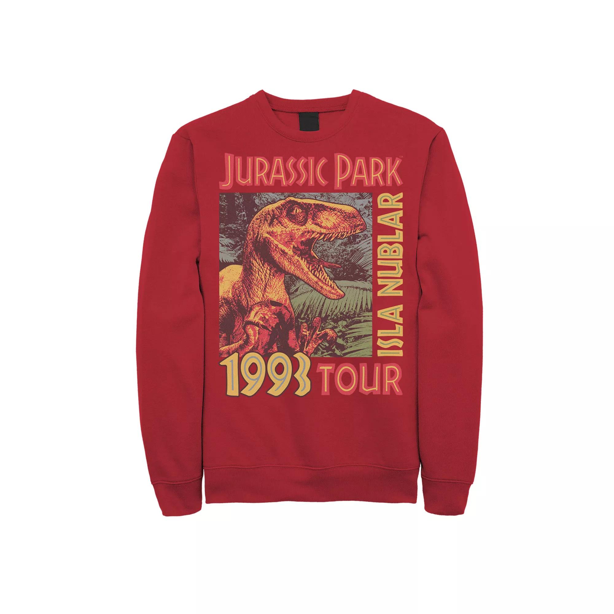 Men's Jurassic Park Isla Nublar 1993 Tour Poster Sweatshirt,  Product Image