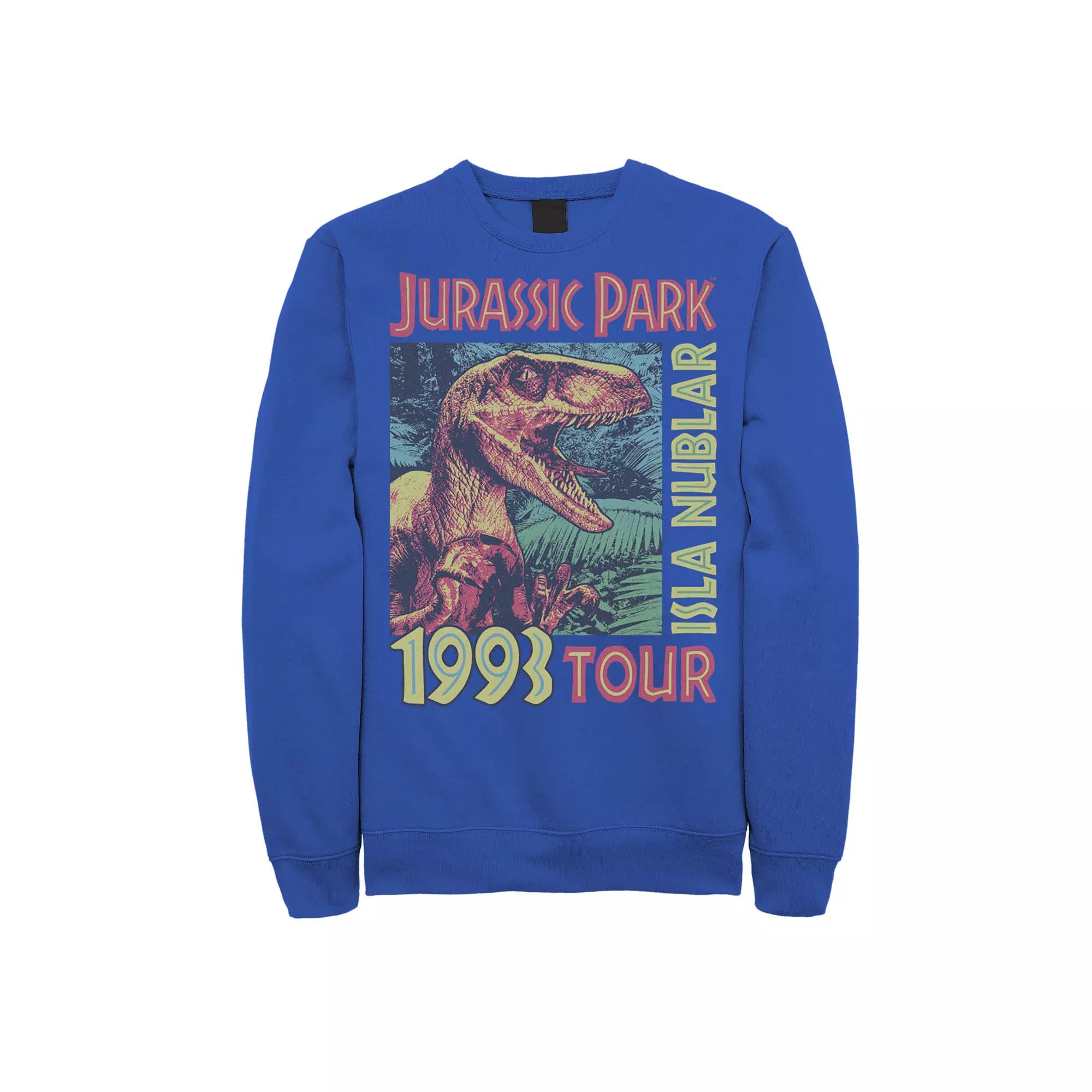 Men's Jurassic Park Isla Nublar 1993 Tour Poster Sweatshirt,  Product Image